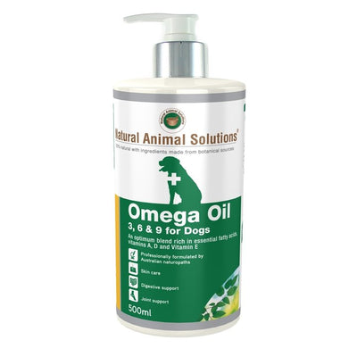 Natural Animal Solution Omega 3-6-9 Oil 1000ml - Woonona Petfood & Produce