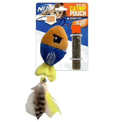 Nerf Cat Ultra Plush Fish with Catnip Pouch and Bell
