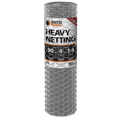 Netting Heavy 4 x 1.4 50m Whites