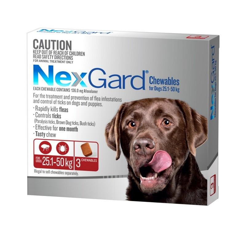 Nexgard Extra Large 25.1-50kg - Woonona Petfood & Produce