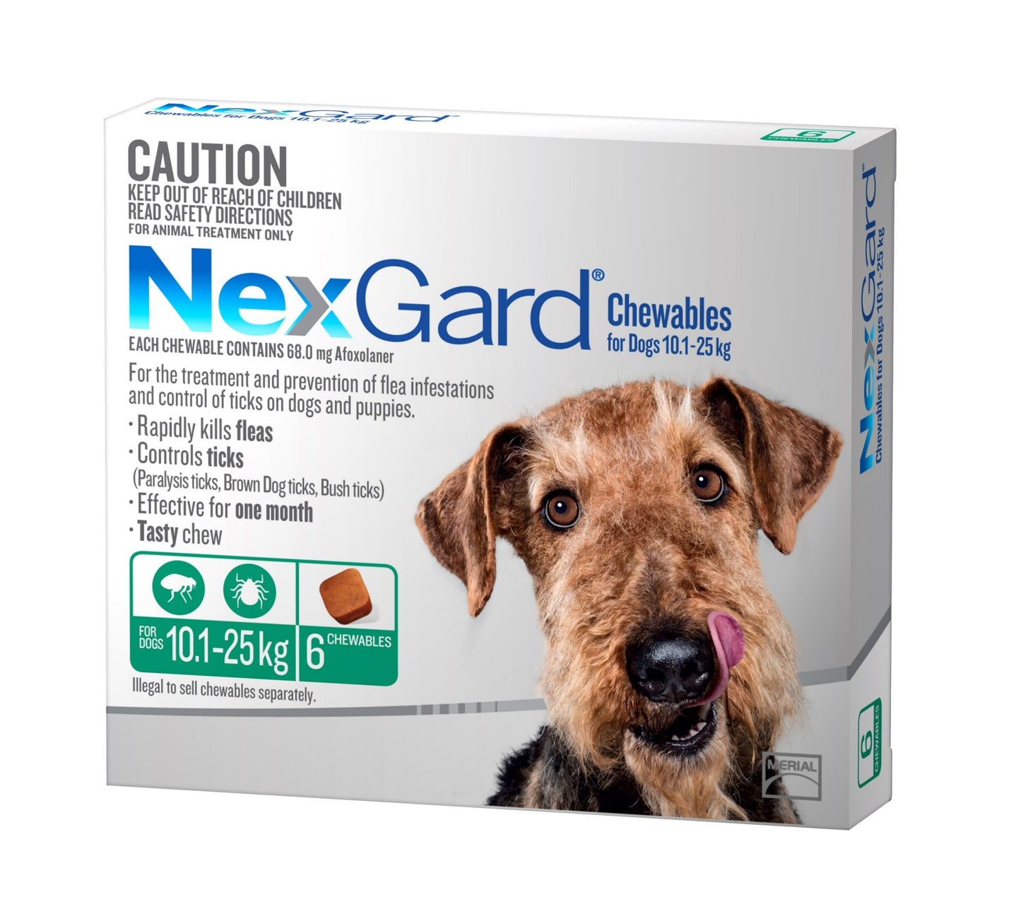 Nexgard Large 10.1-25kg 3 Chews - Woonona Petfood & Produce