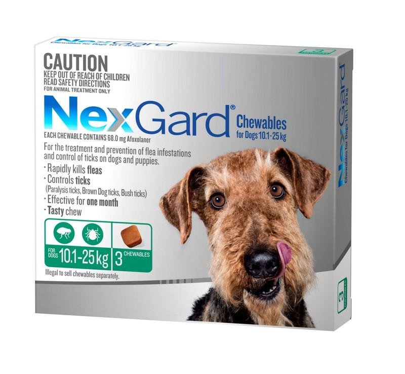 Nexgard Large 10.1-25kg - Woonona Petfood & Produce