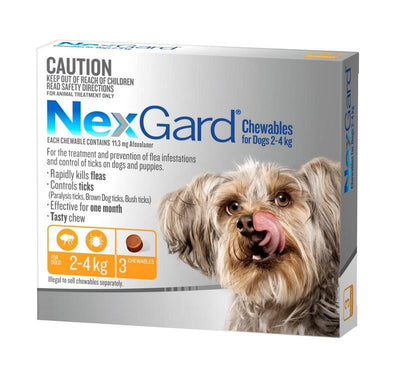 Nexgard Small Dog 2kg To 4kg