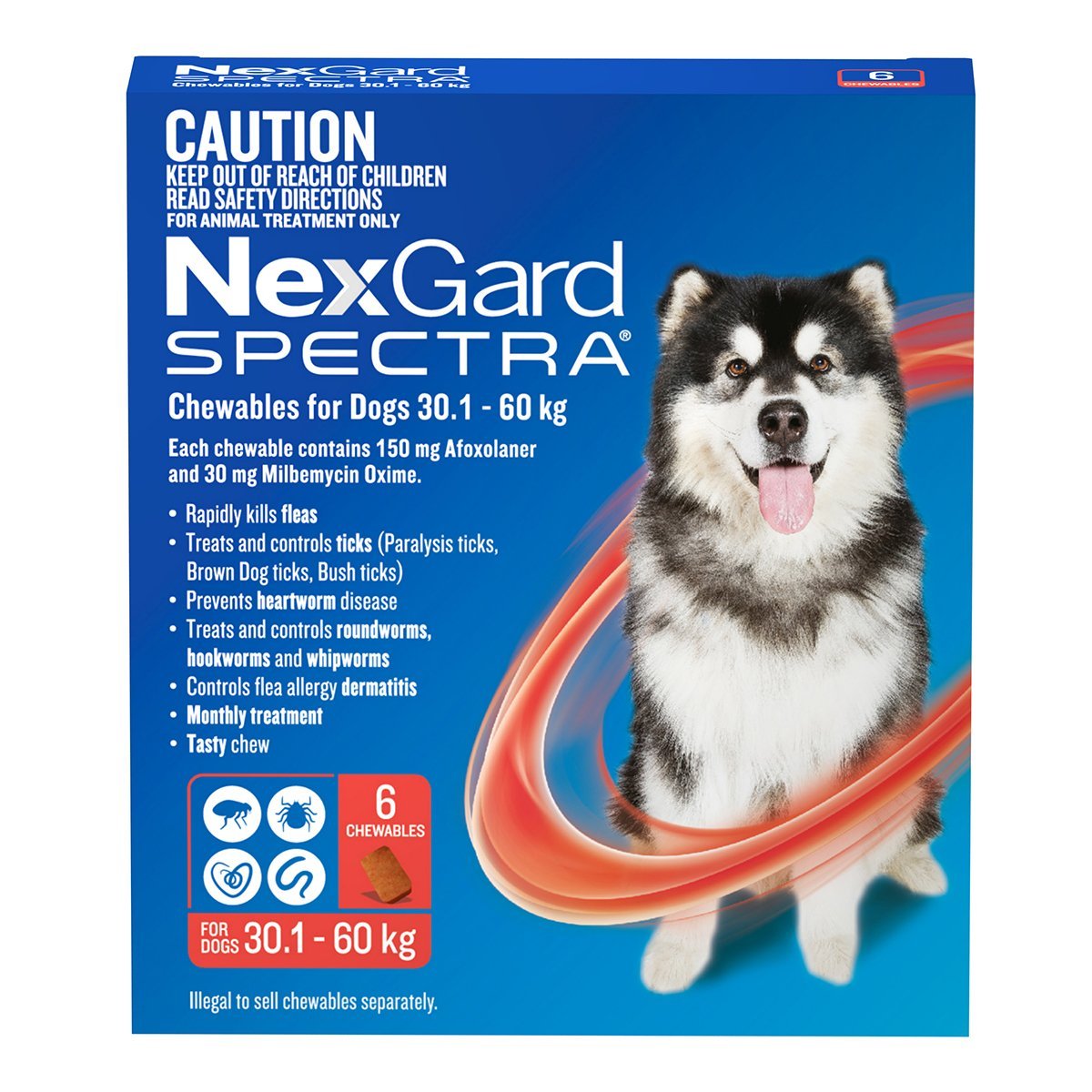 Nexgard Spectra 30.1-60kg - Woonona Petfood & Produce