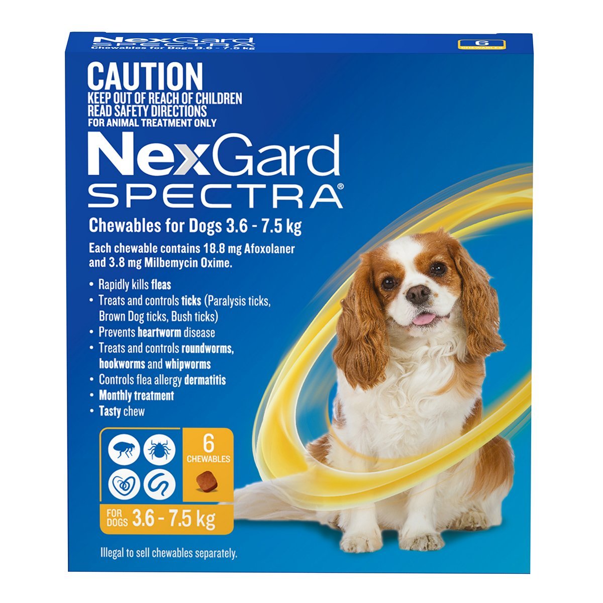 Nexgard Spectra 3.6-7.5kg - Woonona Petfood & Produce