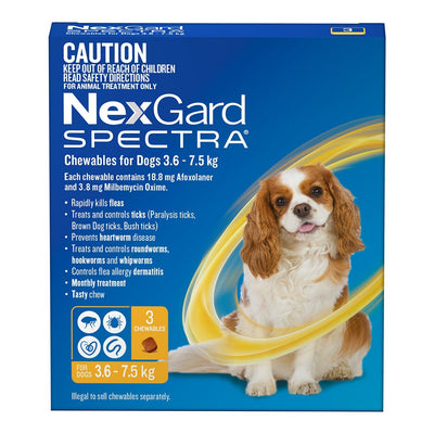 Nexgard Spectra 3.6-7.5kg