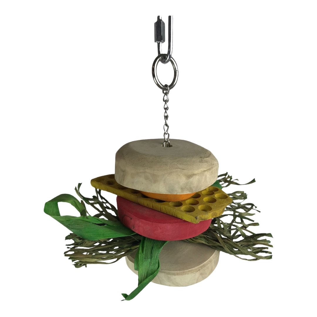 Ninos Java Bird Toy Burger - Woonona Petfood & Produce