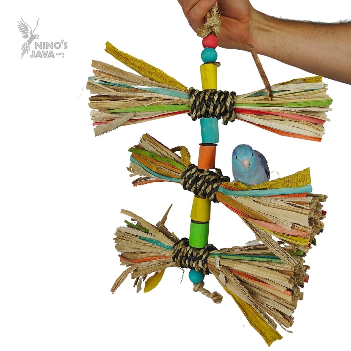 Ninos Java Bird Toy Mr Knots - Woonona Petfood & Produce