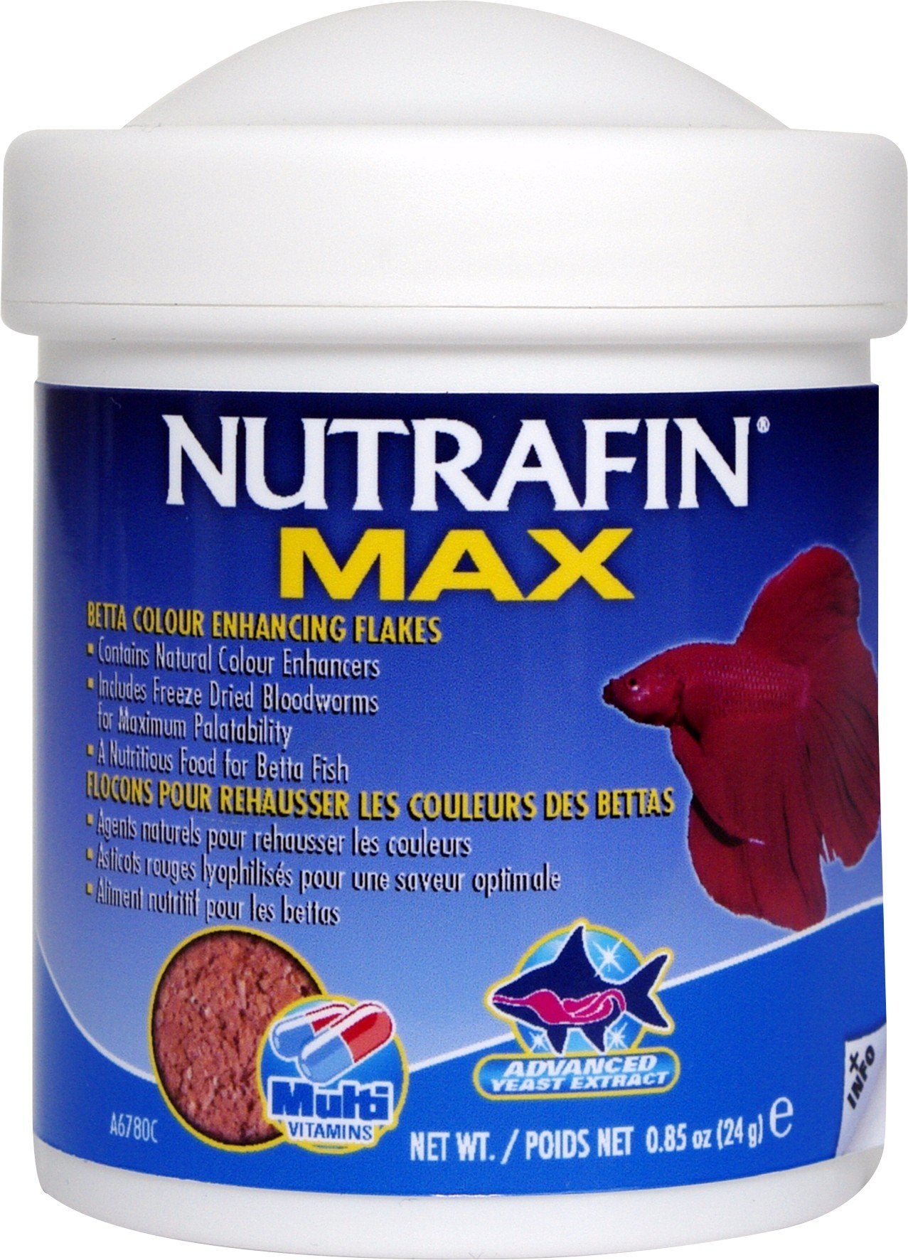 Nutrafin Max Betta Colour Enhancing Food 24g - Woonona Petfood & Produce