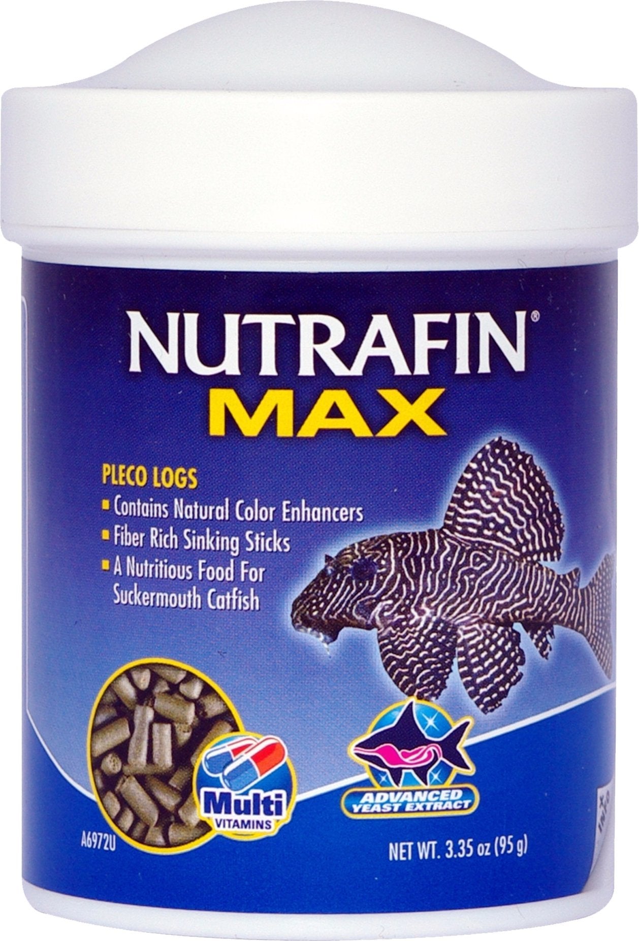 Nutrafin Max Pleco Algae Logs 95g - Woonona Petfood & Produce