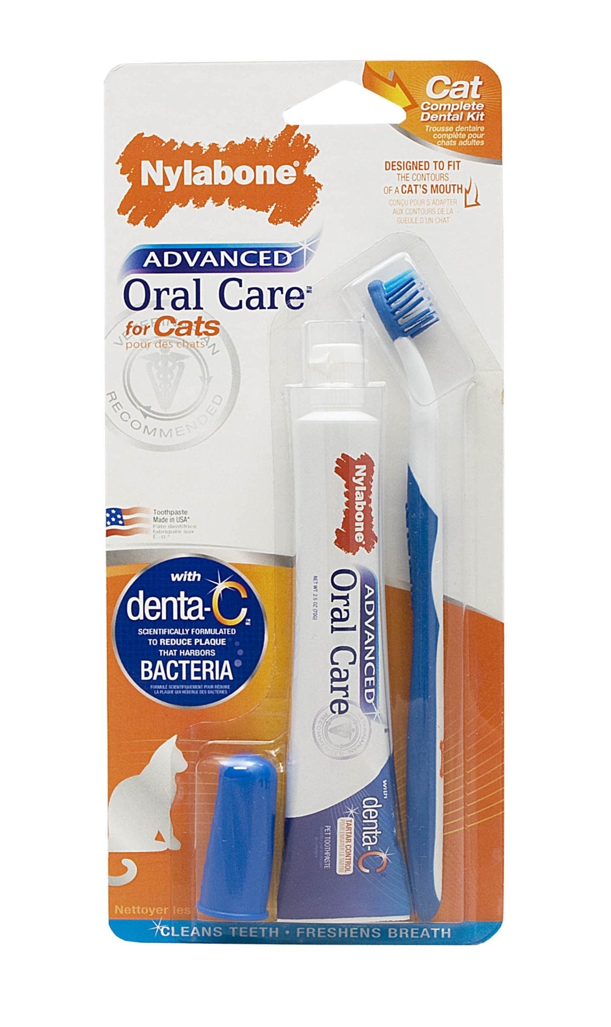 Nylabone Advanced Oralcare - Cat Dental Kit - Woonona Petfood & Produce