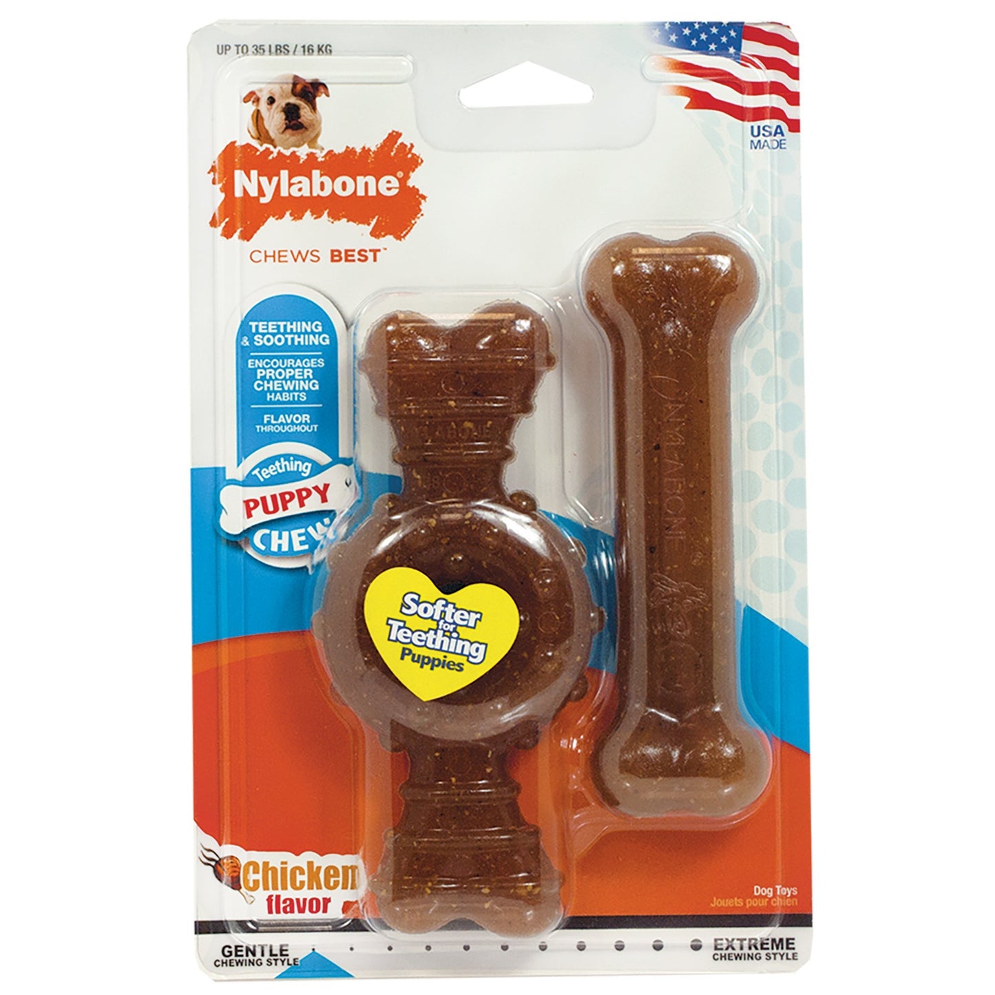 Nylabone Variety Puppy Twin Pack - Woonona Petfood & Produce