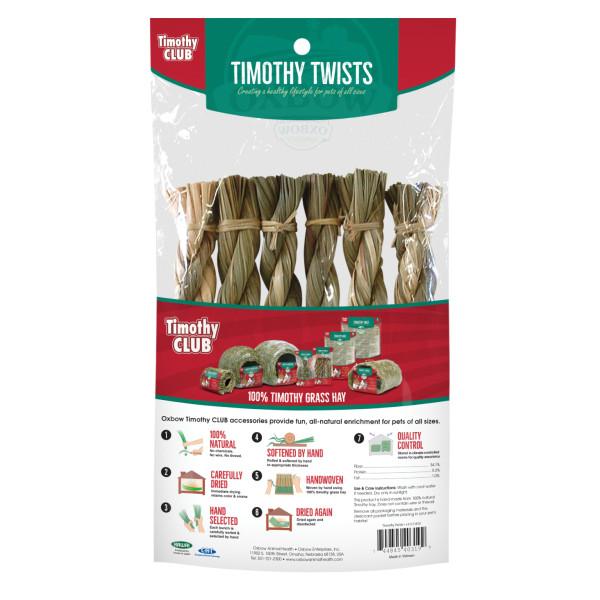 Oxbow Timothy Club Twists - Woonona Petfood & Produce