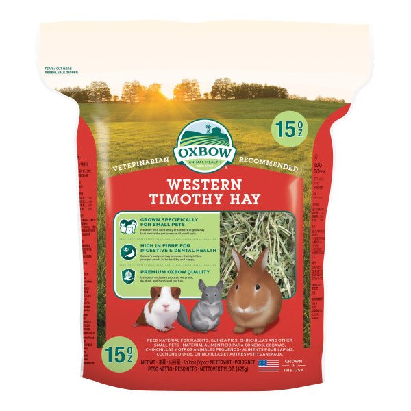 Oxbow Western Timothy Hay 425g - Woonona Petfood & Produce