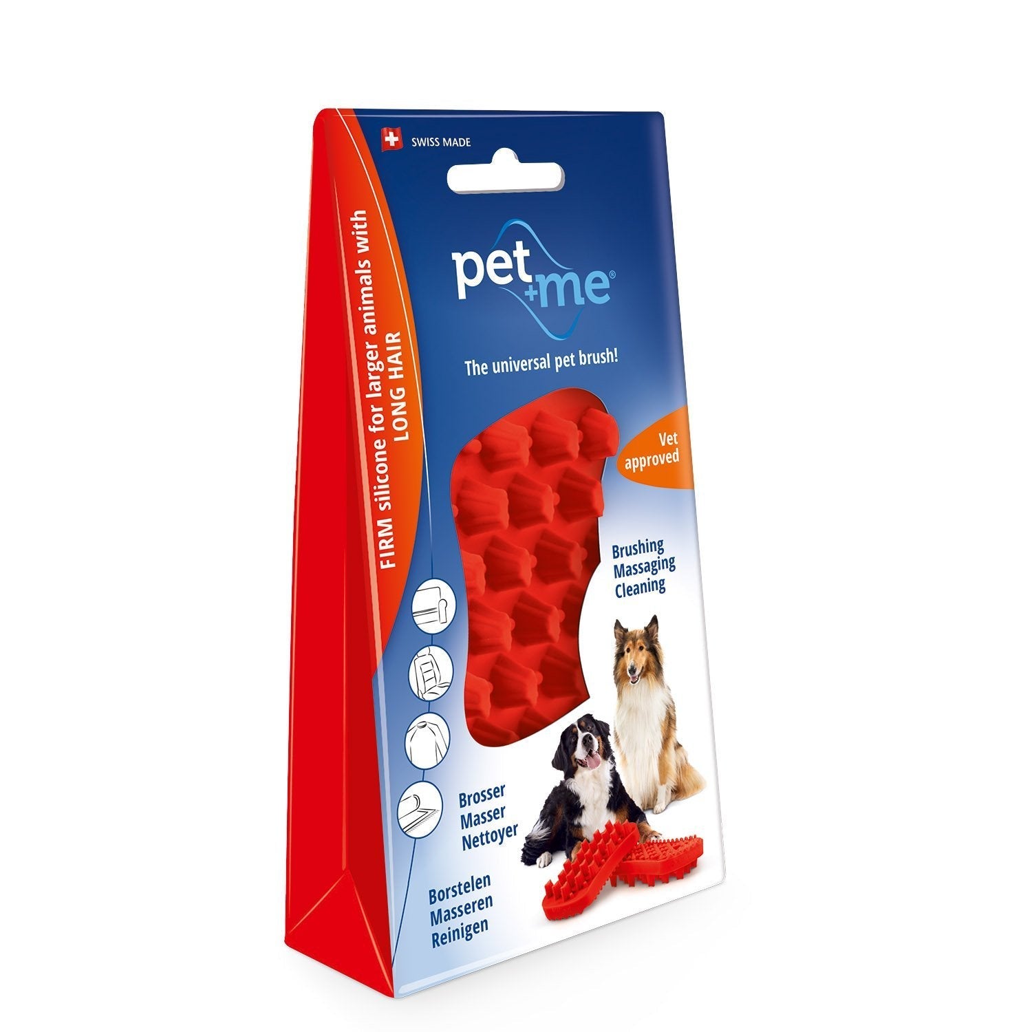 Pet + Me Silicone Brush - Woonona Petfood & Produce