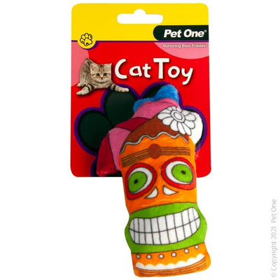 Pet One Cat Toy Plush Tiki Drink