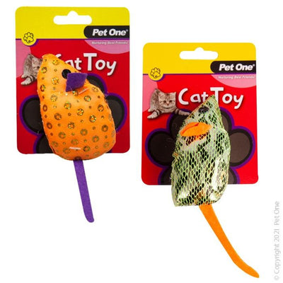 Pet One Cat Toy Shiny Mouse zzz