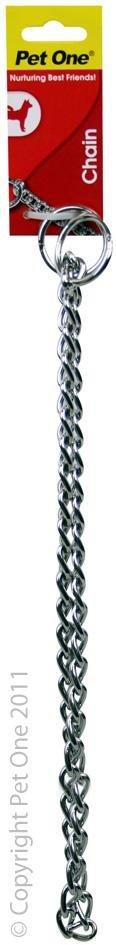 Pet One Collar Check Chain 4mm - Woonona Petfood & Produce