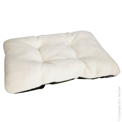 Pet One Dog Bed Rectangular Sheepskin Cushion