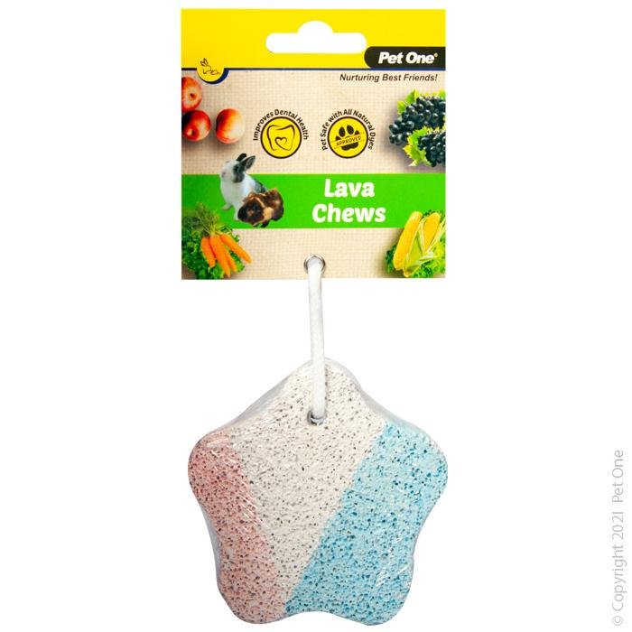 Pet One Lava Star Chew Hanging 30g - Woonona Petfood & Produce