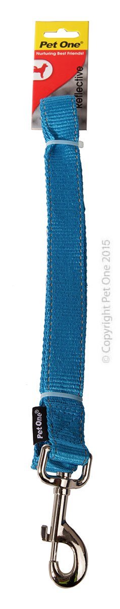Pet One Lead Nylon Reflective 25mm 120cm - Woonona Petfood & Produce