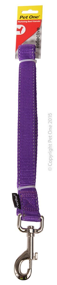 Pet One Lead Nylon Reflective 25mm 120cm - Woonona Petfood & Produce