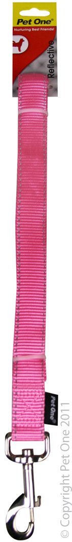 Pet One Lead Nylon Reflective 25mm 120cm - Woonona Petfood & Produce