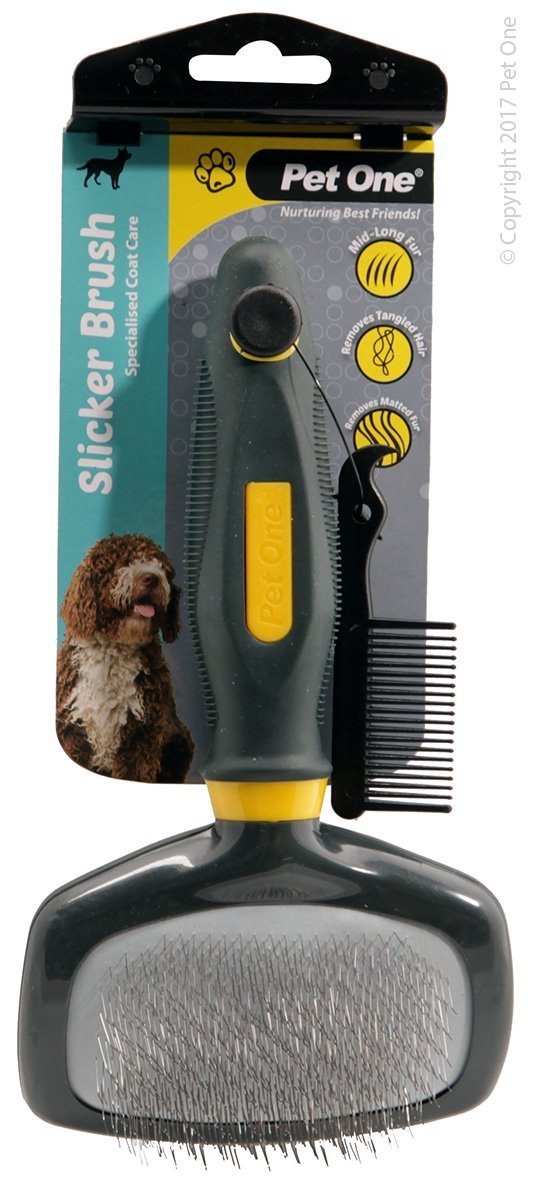 Pet One Slicker Brush - Woonona Petfood & Produce