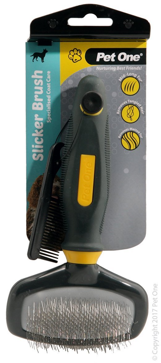 Pet One Slicker Brush - Woonona Petfood & Produce