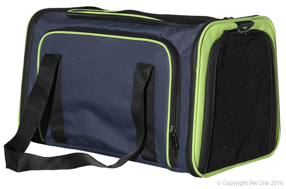 Pet One Soft Carrier Zip Out Expandable 48cm Long x 52cm Wide x 28cm High - Woonona Petfood & Produce