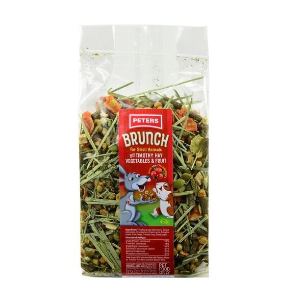 Peters Small Animal Brunch Mix 450g - Woonona Petfood & Produce