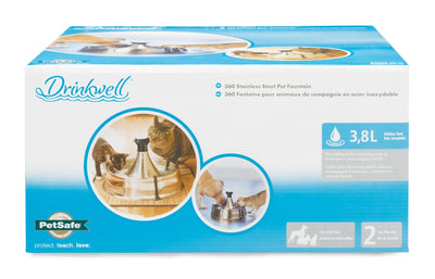 Petsafe Drinkwell 360 Stainless Steel Pet Fountain