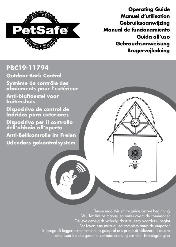 Petsafe Outdoor Bark Deterrent - Woonona Petfood & Produce