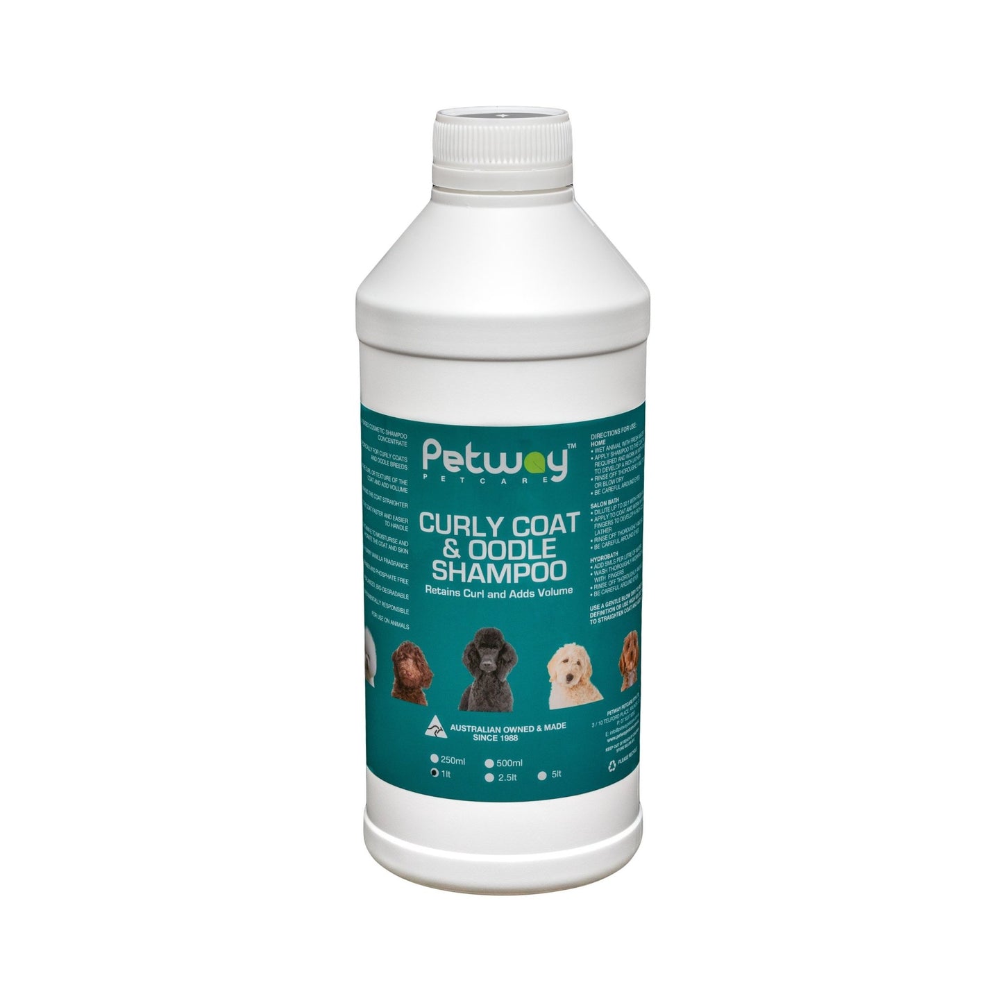 Petway Curly Coat & Oodle Shampoo - Woonona Petfood & Produce