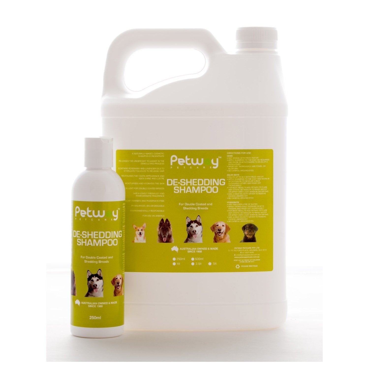 Petway De-shedding Shampoo - Woonona Petfood & Produce