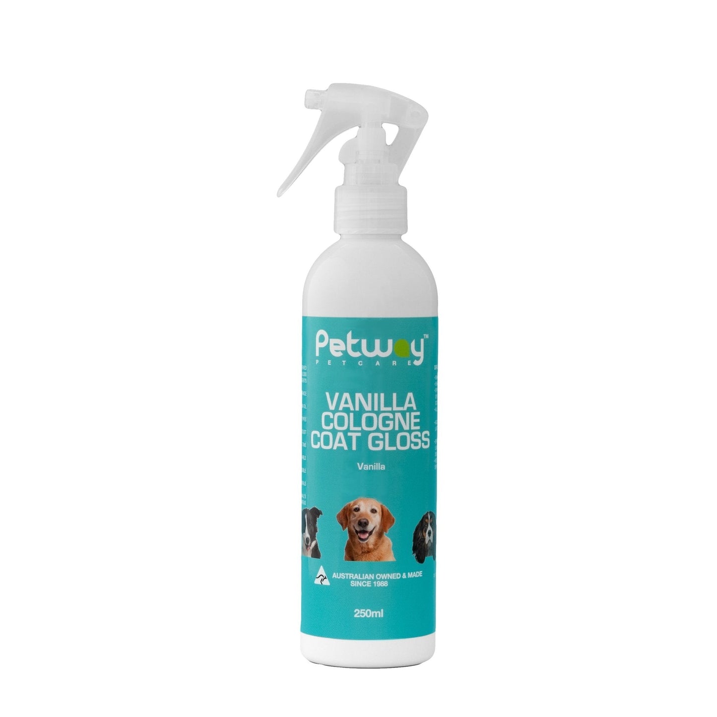 Petway Vanilla Cologne Coat Gloss 250ml - Woonona Petfood & Produce