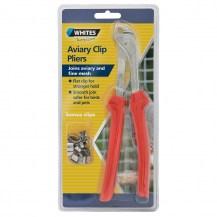 Pliers Aviary Flap Clip with 20 Clips Whites Wire