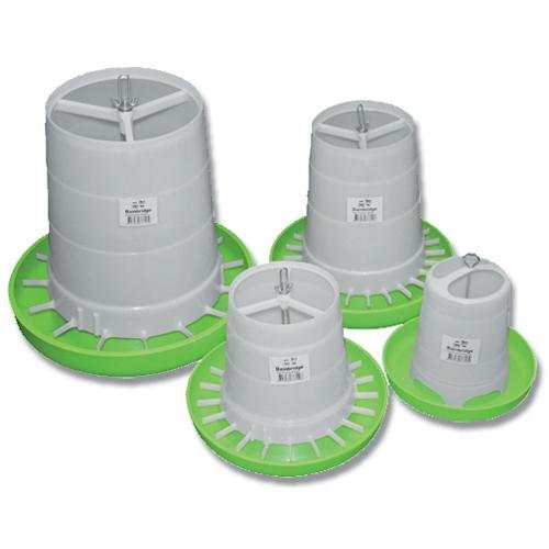 Poultry Feeder 3kg Green & White Bainbridge - Woonona Petfood & Produce