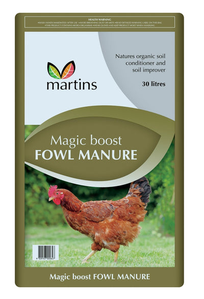 Poultry Manure 30 Litres Martins
