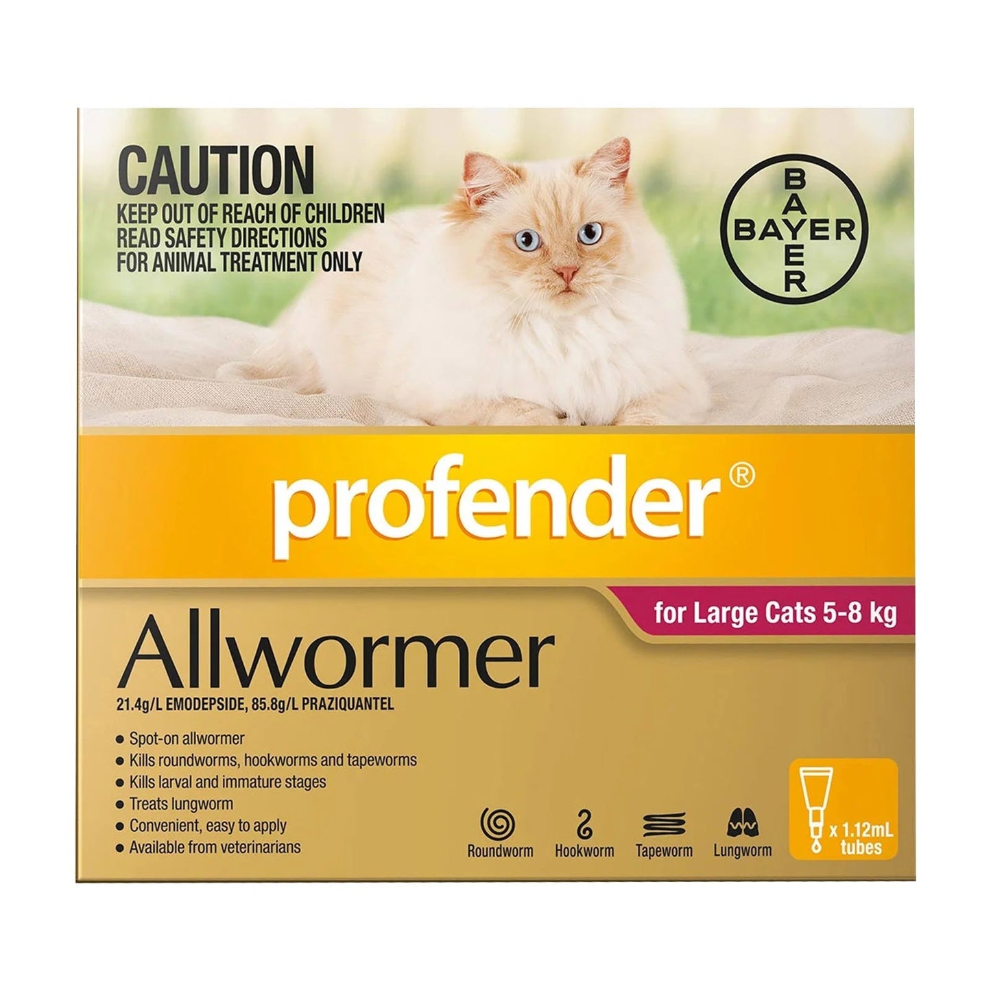 Profender 5-8kg Large 2 Pack - Woonona Petfood & Produce