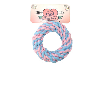 Puppy Love Fleece Ring 15cm - Woonona Petfood & Produce