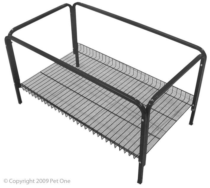 Rabbit Cage Stand For 2211 Black Pet One - Woonona Petfood & Produce