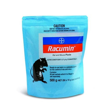 Racumin 500g 50x10g Pack - Woonona Petfood & Produce