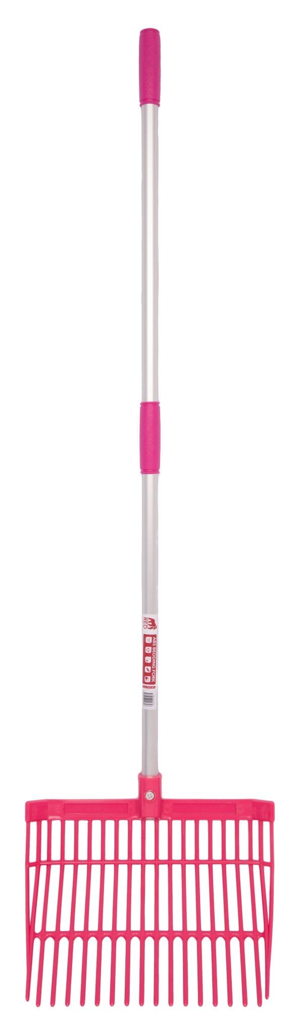 Rake Bedding Lightweight Plastic Top Pink - Woonona Petfood & Produce
