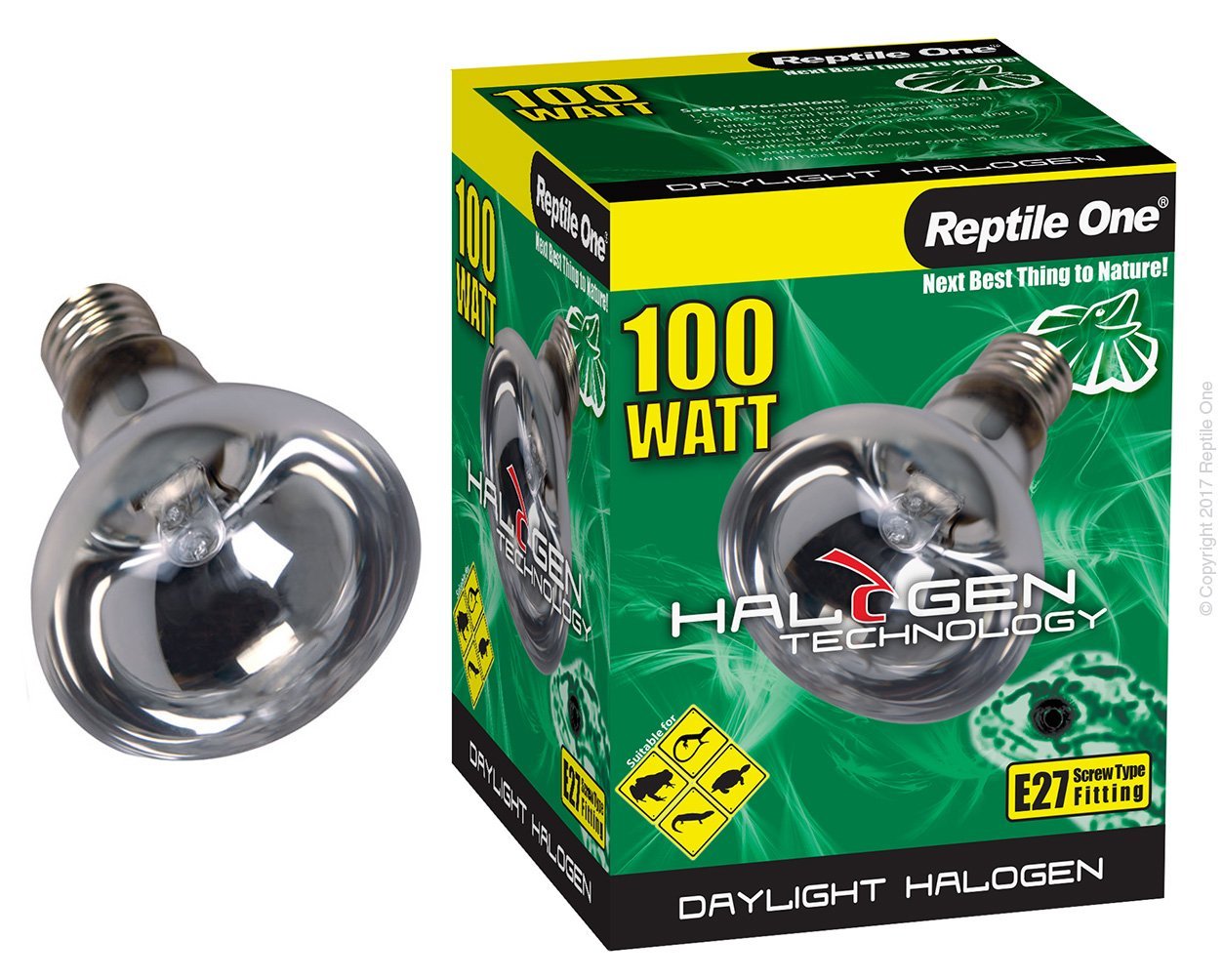 Reptile One Halogen Heat Lamp Daylight - Woonona Petfood & Produce