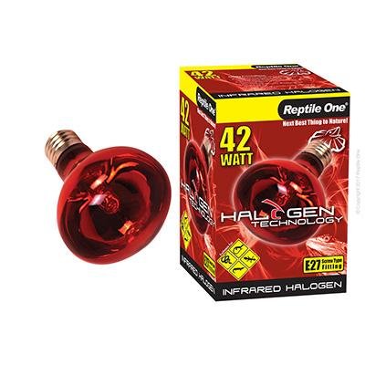 Reptile One Halogen Heat Lamp Infrared - Woonona Petfood & Produce