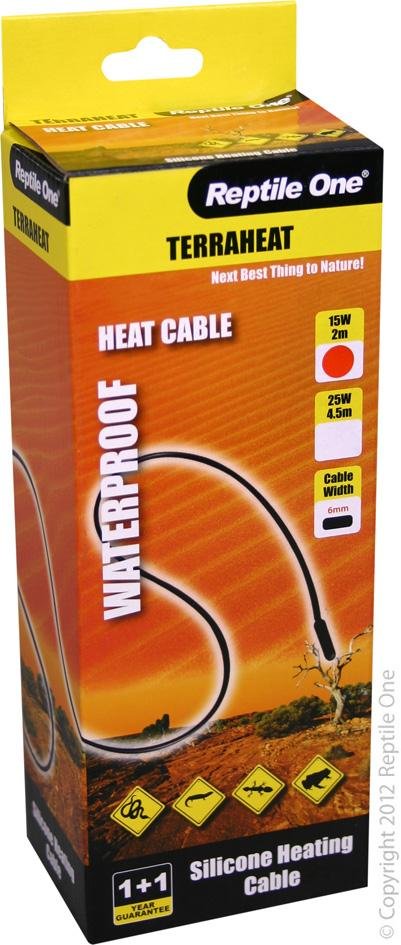 Reptile One Heat Cord 15W 2m Terraheat - Woonona Petfood & Produce