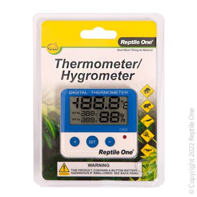 Reptile One Thermometer Hygrometer External with Probe - Woonona Petfood & Produce