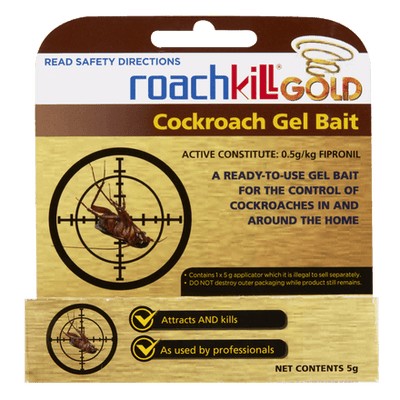 Roachkill Gold Cockroach Gel Bait 5g - Woonona Petfood & Produce