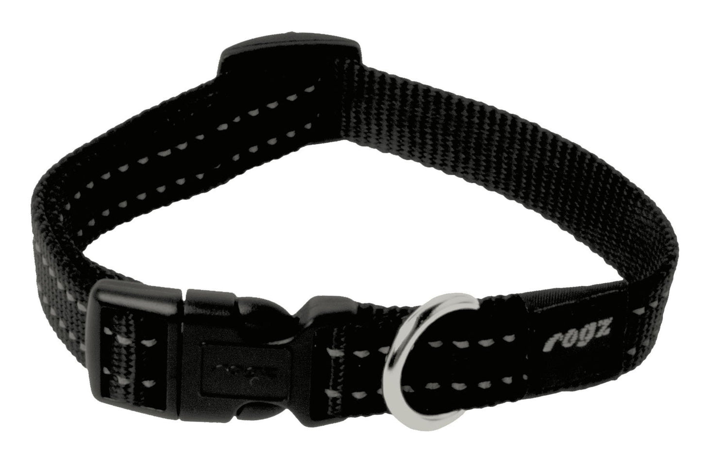 Rogz Classic Collar Black - Woonona Petfood & Produce